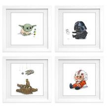 Load image into Gallery viewer, NURSERY ART PRINT SET OF 4