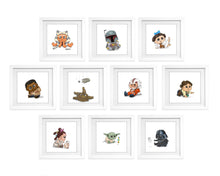 Load image into Gallery viewer, SPAWARS NURSERY ART - Entire Print Set of 10
