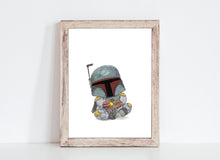 Load image into Gallery viewer, BABY BOBA FETT - NURSERY ART
