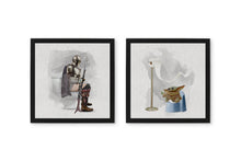 Load image into Gallery viewer, MANDO ON TOILET PRINT SET OF 2