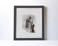 Load image into Gallery viewer, MANDO ON TOILET PRINT SET OF 2