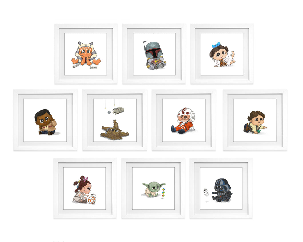SPAWARS NURSERY ART - Entire Print Set of 10