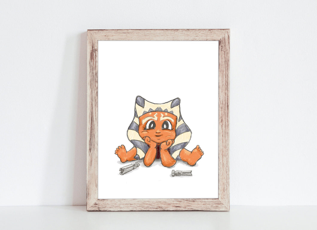 BABY AHSOKA - NURSERY ART