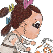 Load image into Gallery viewer, BABY REY - NURSERY ART

