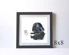 Load image into Gallery viewer, BABY VADER - NURSERY ART
