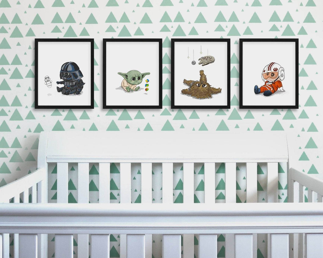 NURSERY ART PRINT SET OF 4