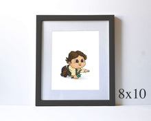 Load image into Gallery viewer, BABY HAN SOLO - NURSERY ART

