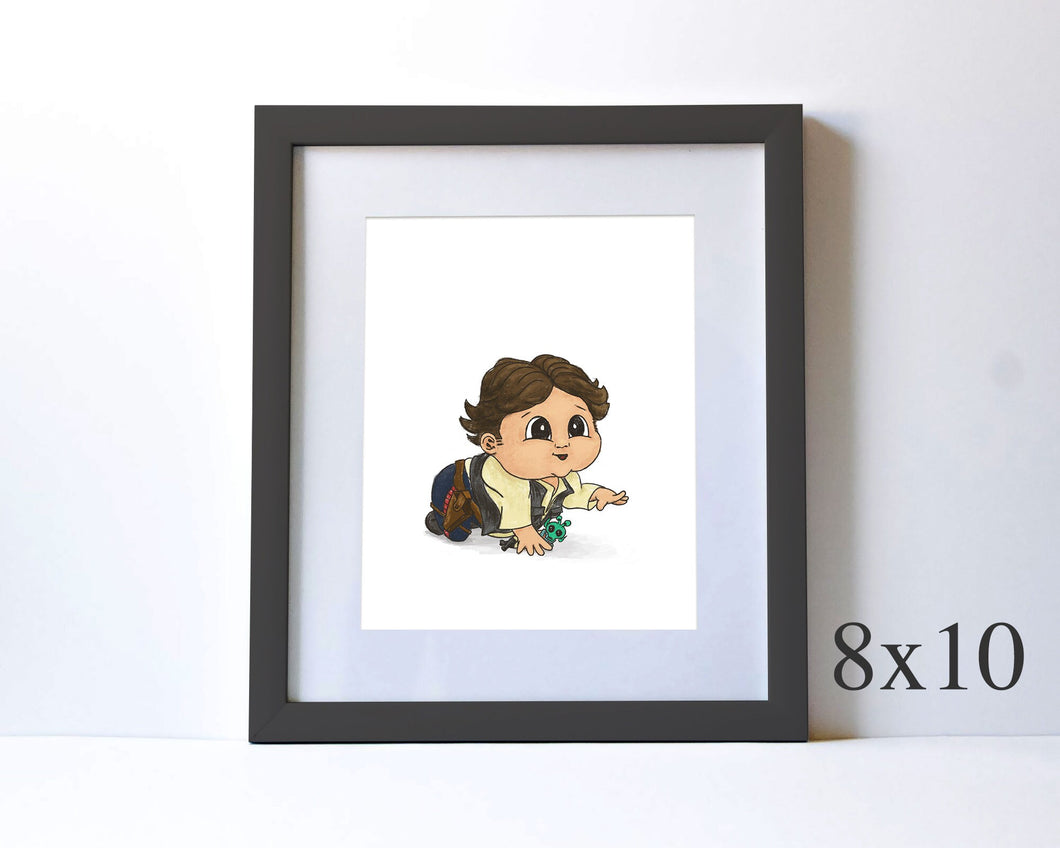 BABY HAN SOLO - NURSERY ART