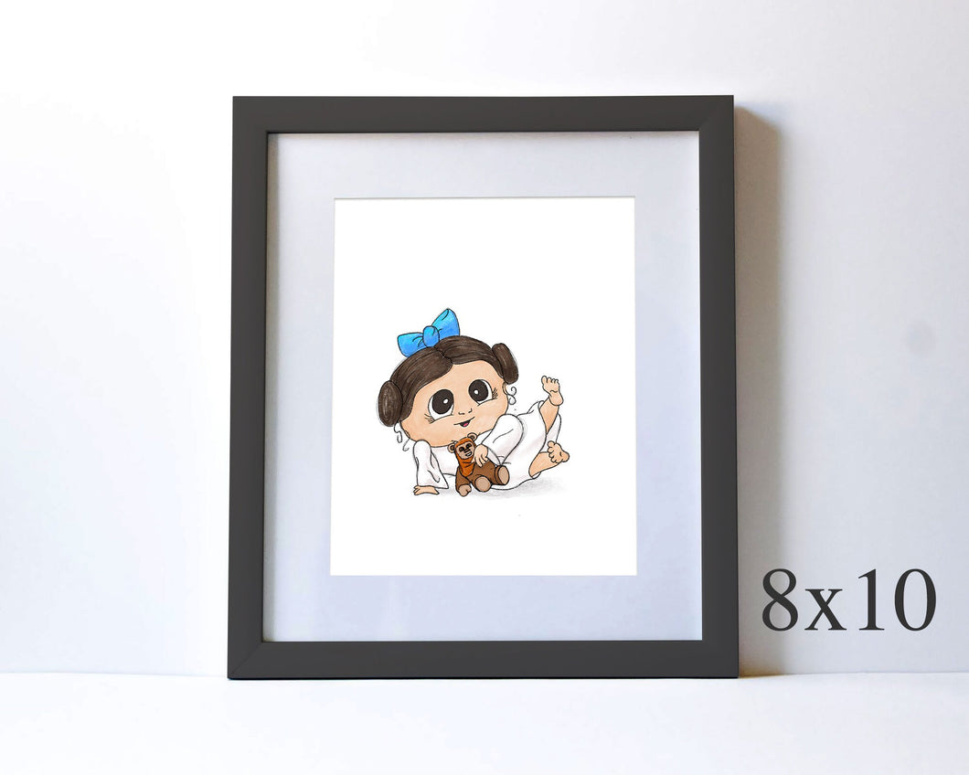 BABY LEIA - NURSERY ART