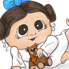 Load image into Gallery viewer, BABY LEIA - NURSERY ART
